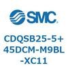 CDQSB25-5+45DCM-M9BL-XC11 薄形シリンダ/コンパクトタイプ CDQSB25-5 SMC 53268476
