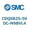 CDQSB25-50DC-M9BVL4 薄形シリンダ/コンパクトタイプ CDQSB25-5 SMC 53268661