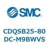 CDQSB25-80DC-M9BWVS 薄形シリンダ/コンパクトタイプ CDQSB25-8 SMC 53270795