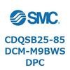 CDQSB25-85DCM-M9BWSDPC 薄形シリンダ/コンパクトタイプ CDQSB25-8 SMC 53270892