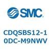 CDQSBS12-10DC-M9NWV 薄形シリンダ/コンパクトタイプ CDQSBS12 SMC 53271084