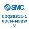 CDQSBS12-10DCM-M9BWV 薄形シリンダ/コンパクトタイプ CDQSBS12 SMC 53271102