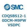 CDQSBS12-10DCM-M9PWVSDPC 薄形シリンダ/コンパクトタイプ CDQSBS12 SMC 53271136