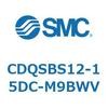 CDQSBS12-15DC-M9BWV 薄形シリンダ/コンパクトタイプ CDQSBS12 SMC 53271172