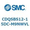 CDQSBS12-15DC-M9NWVL 薄形シリンダ/コンパクトタイプ CDQSBS12 SMC 53271215