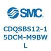 CDQSBS12-15DCM-M9BWL 薄形シリンダ/コンパクトタイプ CDQSBS12 SMC 53271224