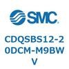 CDQSBS12-20DCM-M9BWV 薄形シリンダ/コンパクトタイプ CDQSBS12 SMC 53271285