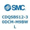 CDQSBS12-30DCM-M9BWL 薄形シリンダ/コンパクトタイプ CDQSBS12 SMC 53271346