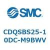CDQSBS25-10DC-M9BWV 薄形シリンダ/コンパクトタイプ CDQSBS25 SMC 53272791