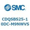 CDQSBS25-10DC-M9NWVS 薄形シリンダ/コンパクトタイプ CDQSBS25 SMC 53272816
