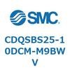 CDQSBS25-10DCM-M9BWV 薄形シリンダ/コンパクトタイプ CDQSBS25 SMC 53272825