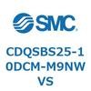 CDQSBS25-10DCM-M9NWVS 薄形シリンダ/コンパクトタイプ CDQSBS25 SMC 53272843