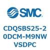 CDQSBS25-20DCM-M9NWVSDPC 薄形シリンダ/コンパクトタイプ CDQSBS25 SMC 53273087