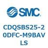 CDQSBS25-20DFC-M9BAVLS 薄形シリンダ/コンパクトタイプ CDQSBS25 SMC 53273096
