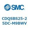 CDQSBS25-25DC-M9BWV 薄形シリンダ/コンパクトタイプ CDQSBS25 SMC 53273175
