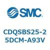 CDQSBS25-25DCM-A93V 薄形シリンダ/コンパクトタイプ CDQSBS25 SMC 53273184