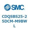 CDQSBS25-25DCM-M9BWL 薄形シリンダ/コンパクトタイプ CDQSBS25 SMC 53273227