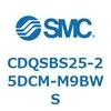 CDQSBS25-25DCM-M9BWS 薄形シリンダ/コンパクトタイプ CDQSBS25 SMC 53273236