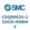 CDQSBS25-25DCM-M9BWV 薄形シリンダ/コンパクトタイプ CDQSBS25 SMC 53273245