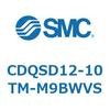 CDQSD12-10TM-M9BWVS 薄形シリンダ/コンパクトタイプ CDQSD12 SMC 53273857