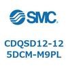CDQSD12-125DCM-M9PL 薄形シリンダ/コンパクトタイプ CDQSD12 SMC 53273884