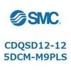 CDQSD12-125DCM-M9PLS 薄形シリンダ/コンパクトタイプ CDQSD12 SMC 53273893