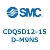 CDQSD12-15D-M9NS 薄形シリンダ/コンパクトタイプ CDQSD12 SMC 53274051