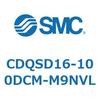 CDQSD16-100DCM-M9NVL 薄形シリンダ/コンパクトタイプ CDQSD16 SMC 53275074