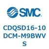 CDQSD16-10DCM-M9BWVS 薄形シリンダ/コンパクトタイプ CDQSD16 SMC 53275205