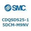CDQSDS25-15DCM-M9NV 薄形シリンダ/コンパクトタイプ CDQSDS25 SMC 53282887