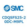 CDQSFS25-20DC-M9PL 薄形シリンダ/コンパクトタイプ CDQSFS25 SMC 53287981