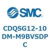 CDQSG12-10DM-M9BVSDPC 薄形シリンダ/コンパクトタイプ CDQSG12 SMC 53288051