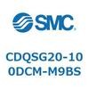 CDQSG20-100DCM-M9BS 薄形シリンダ/コンパクトタイプ CDQSG20 SMC 53289083