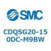 CDQSG20-150DC-M9BW 薄形シリンダ/コンパクトタイプ CDQSG20 SMC 53289232