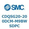 CDQSG20-200DCM-M9BWSDPC 薄形シリンダ/コンパクトタイプ CDQSG20 SMC 53289372