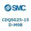 CDQSG25-15D-M9B 薄形シリンダ/コンパクトタイプ CDQSG25 SMC 53290115