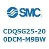 CDQSG25-200DCM-M9BW 薄形シリンダ/コンパクトタイプ CDQSG25 SMC 53290194