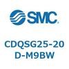 CDQSG25-20D-M9BW 薄形シリンダ/コンパクトタイプ CDQSG25 SMC 53290264