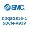 CDQSGS16-15DCM-A93V 薄形シリンダ/コンパクトタイプ CDQSGS16 SMC 53290876