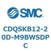 CDQSKB12-20D-M9BWSDPC 薄形シリンダ/コンパクトタイプ CDQSKB12 SMC 53291375