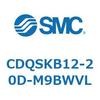 CDQSKB12-20D-M9BWVL 薄形シリンダ/コンパクトタイプ CDQSKB12 SMC 53291393
