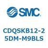 CDQSKB12-25DM-M9BLS 薄形シリンダ/コンパクトタイプ CDQSKB12 SMC 53291472