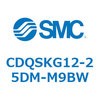 CDQSKG12-25DM-M9BW 薄形シリンダ/コンパクトタイプ CDQSKG12 SMC 53295401