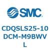 CDQSLS25-10DCM-M9BWVL 薄形シリンダ/コンパクトタイプ CDQSLS25 SMC 53307082