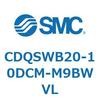 CDQSWB20-10DCM-M9BWVL 薄形シリンダ/コンパクトタイプ CDQSWB20 SMC 53309155
