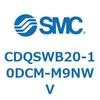 CDQSWB20-10DCM-M9NWV 薄形シリンダ/コンパクトタイプ CDQSWB20 SMC 53309173