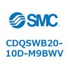 CDQSWB20-10D-M9BWV 薄形シリンダ/コンパクトタイプ CDQSWB20 SMC 53309234
