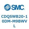 CDQSWB20-10DM-M9BWVL 薄形シリンダ/コンパクトタイプ CDQSWB20 SMC 53309286