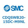 CDQSWB20-15DC-M9NL 薄形シリンダ/コンパクトタイプ CDQSWB20 SMC 53309313