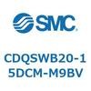 CDQSWB20-15DCM-M9BV 薄形シリンダ/コンパクトタイプ CDQSWB20 SMC 53309331